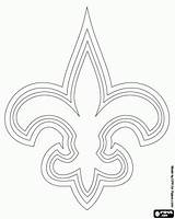 Orleans Coloring Pages Saints Logo Team Football Printable Drawing Nfl Logos American Nfc Oncoloring Division Louisiana Getdrawings South Broncos Denver sketch template