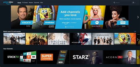 amazon adding  prime video tv channels  canada