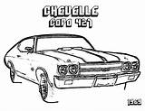 Coloring Chevelle Pages Chevy Cars Drawing Impala Car Copo Color Camaro Capa Old Lowrider Sketch Getdrawings Place Template Tocolor Resources sketch template
