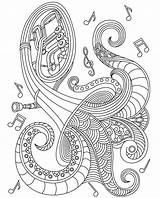 Musical Mandala Coloring Muzyka Pages Instrument Music Kolorowanka Adults Book Gst Adult Colouring Instruments Notes Deviantart Sheets Itunes Apple Relax sketch template