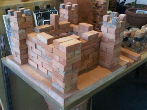 miniature clay clay brick building kits