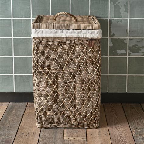 bolcom riviera maison rr diamond weave laundry basket wasmand riet natural