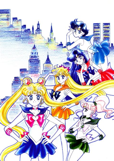 Takeuchi Naoko Sailor Moon Aino Minako Hino Rei Kino Makoto Mizuno Ami