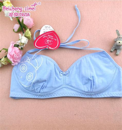 free shipping fashion sister teenage underwear cotton training bras for