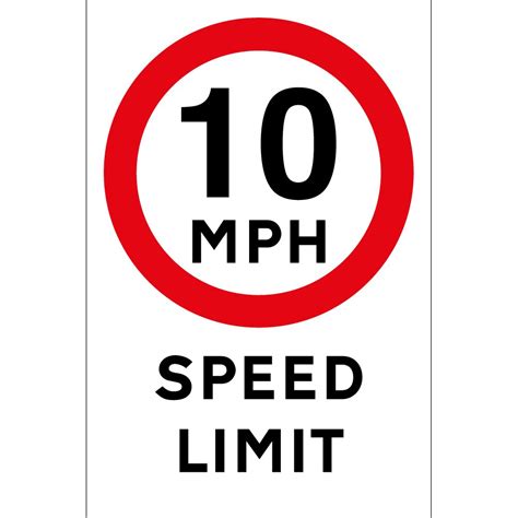 mph speed limit signs  key signs uk