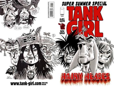 Tank Girl Hairy Heroes Image Comics Special By Rufus Dayglo On