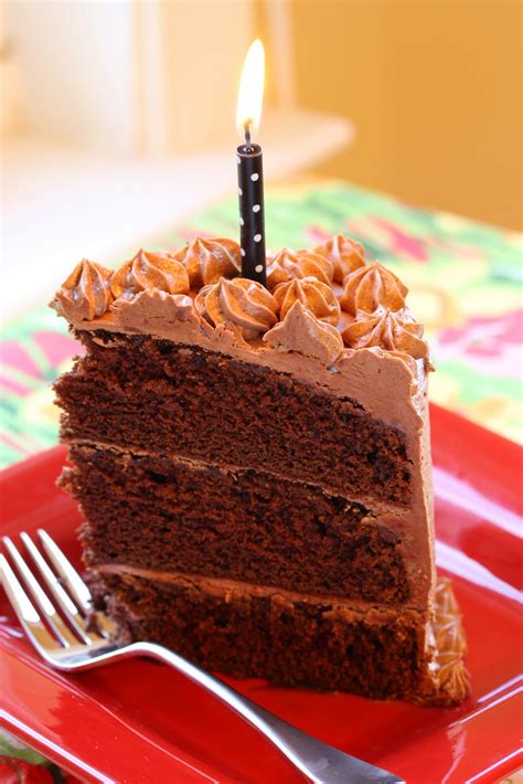 chocolate birthday cake saving room  dessert