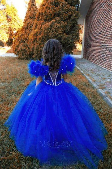 royal blue party gown  toddlers  girls royal blue etsy flower