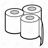 Toilet Clipart Paper Roll Rolls Drawing Tissue Linen Clipground Three Drawings Paintingvalley sketch template