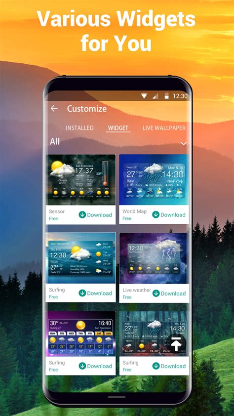 Hintergrund Wetter Für Android Amazon De Apps Für Android