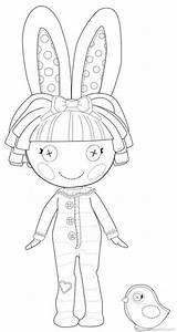 Lalaloopsy Coloring Pages Colouring Lala Oopsies Colorear Printable Loopsy Fun Dibujos Lalaa Kids Colores Rayito Bunny Sheet Easter Dolls Munecas sketch template