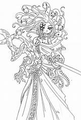 Medusa Coloring Awesome Drawing Pages Color Netart Popular Coloringhome sketch template