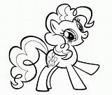 Coloring Pages Pony Little Applejack Printable Cartoons Pinkie Pie Pdf Gif Mlp sketch template