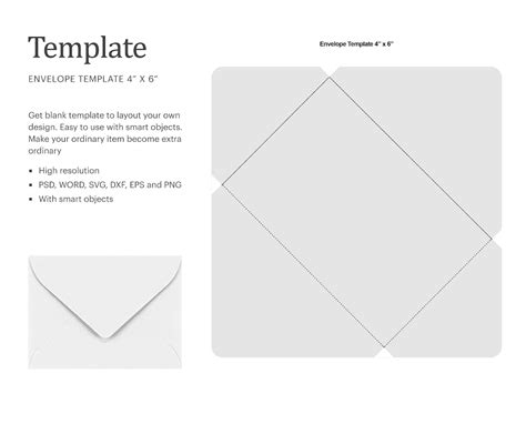 envelope template    blank envelope template etsy