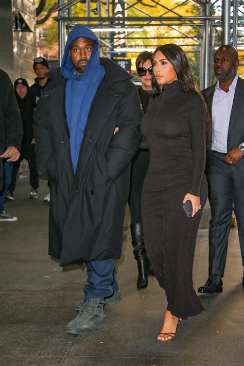 kim kardashian and kanye west out in new york 11 06 2019