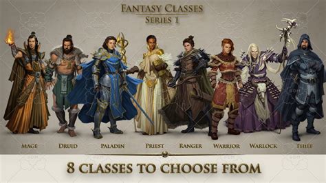 Fantasy Classes Series 1 Gamedev Market