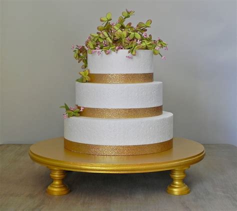 gold cake stand bling wedding cake standdrum   soft