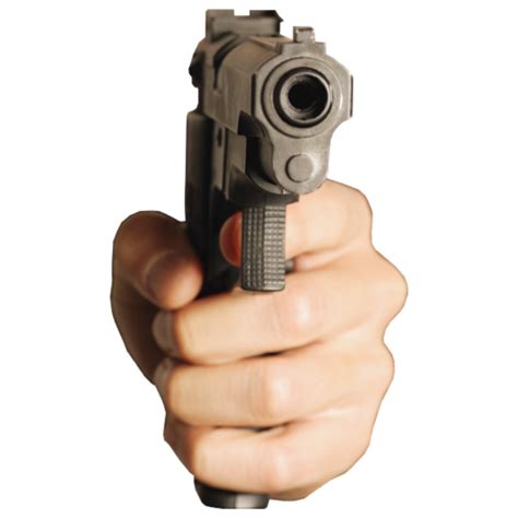 view  meme transparent background hand holding gun png learndrawclose