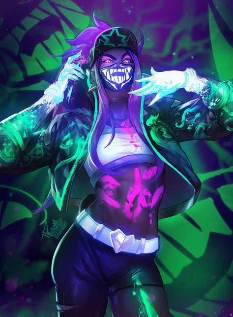 Kda Akali Ver 2 By Ramzykamen Kda Akali Leagueoflegends