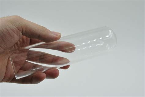 151020 large big hollow glass tube dildo crystal penis anal butt plug sex toys for women men