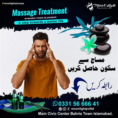 bahria town massage center islamabad moon light salon spa
