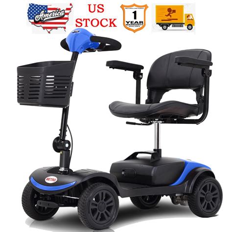 wheel mobility scooter heavy duty electric motorized scooters  seniors long travel