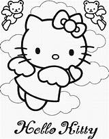 Coloring Z31 Hello Pages Kitty sketch template