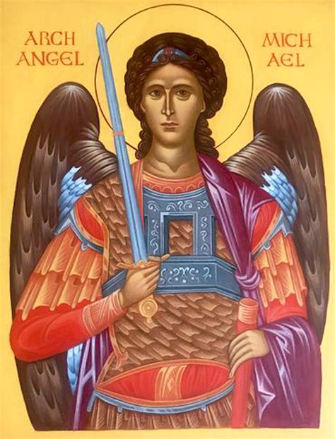 st michael  archangel subject   years iconography workshop