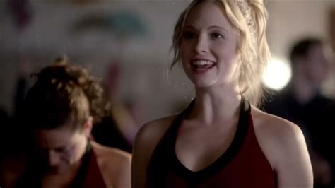 Elena Drops Caroline During Cheerleading Routine The Vampire Diaries