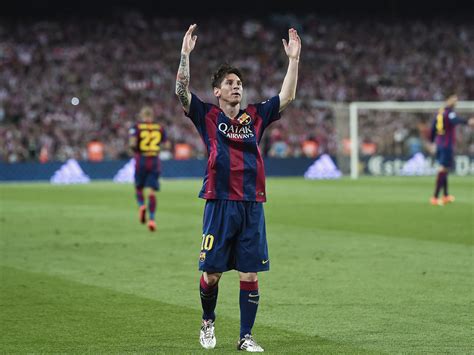 lionel messi is the barcelona forward the greatest of them all the