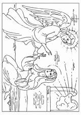 Gabriel Angel Coloring Pages Drawing Getcolorings Color Edupics Printable Getdrawings sketch template