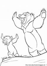 Bear Brother Coloring Pages Koda Kenai Educationalcoloringpages Disney Cartoons Coloriage Printable Sheets Ours Frere Des sketch template