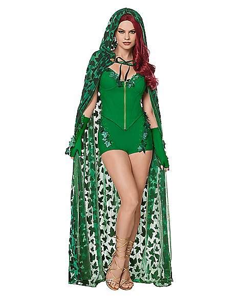 Adult Poison Ivy Costume Bundle Dc Villains