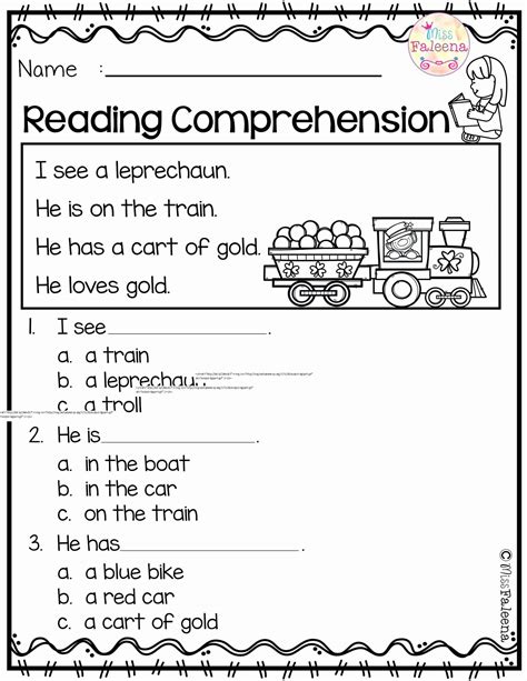 kindergarten reading worksheets   downloads triply