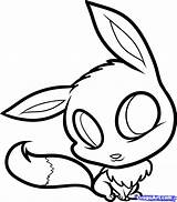 Colorear Páginas Pagers Eevee Chibis Pokémon Ec sketch template