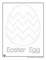 Easter Tracing Egg Activities Worksheets Kids Worksheet Printable Letter sketch template