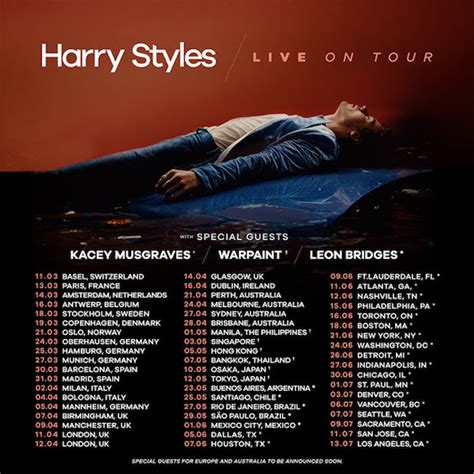 harry styles announces 2018 world tour dates coup de main magazine