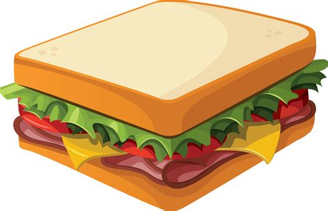 sandwich cartoon clipart
