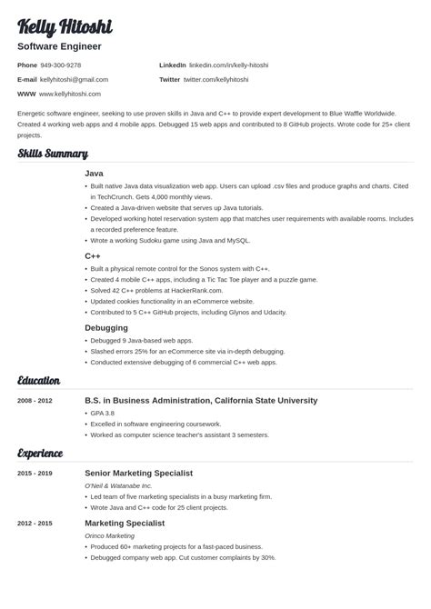 career change resume examples   templates tips