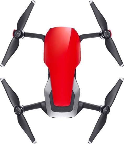 dji mavic air fly  combo quadcopter  remote controller flame red drones drone