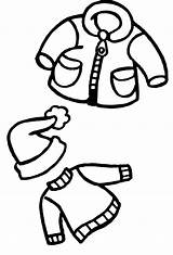 Clothes Coloring Clipart Winter Kids Cliparts Snow Jacket Pages Clip Gambar Baju Webstockreview Library Comments sketch template