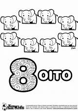 Numeros Atividades Quantidades Alfabetização Números Doki Numerais Educação Crianças Oito Aprendizagem Alfabeto sketch template