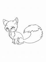 Coloring Pages Anime Animals Printable Kids Recommended sketch template