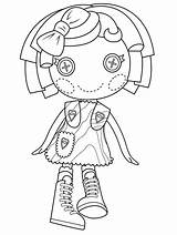 Lalaloopsy Featherbed Coloringgames sketch template