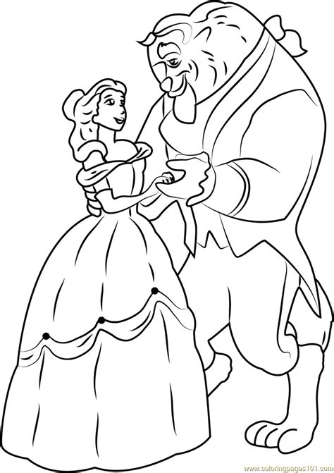 beauty   beast belles dad page coloring pages