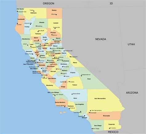 lista 99 foto mapa del estado de california usa lleno 10 2023
