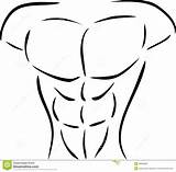 Clipart Body Clip Chest Pectoral Strong Muscular Muscle Man Vector Drawing Clipground Illustrations sketch template