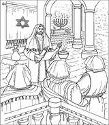 Isaiah Kids Jeremiah Colouring Synagogue sketch template