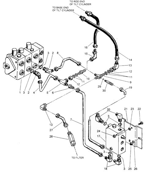 bobcat  hydraulic schematic