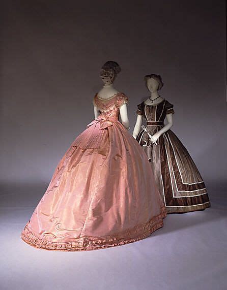 antique 1860 pink dress historical dresses victorian